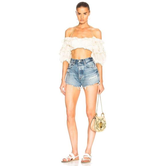 Moussy Vintage Chester High Rise Jean Short Size 26 - Picture 1 of 10